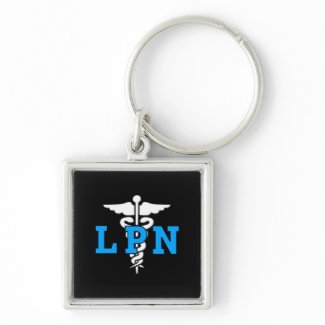 LPN Medical Symbol keychain