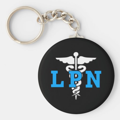 LPN Medical Symbol Keychain