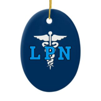 LPN Medical Symbol ornament