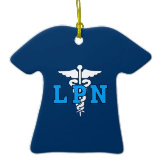 LPN Medical Symbol ornament