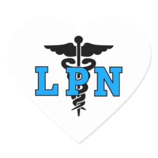 LPN Medical Symbol sticker