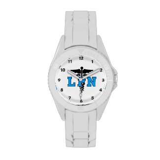 LPN Medical Symbol Watches Additional Colors and Styles Available
