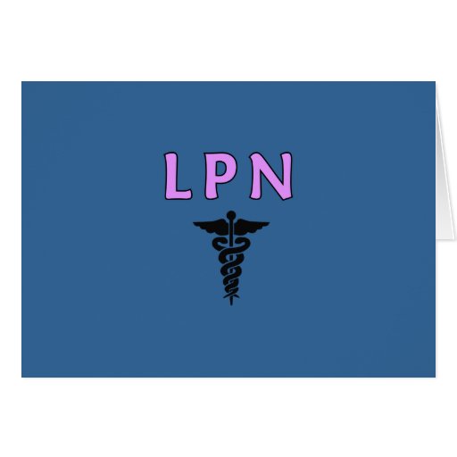 LPN Medicalt Greeting Card