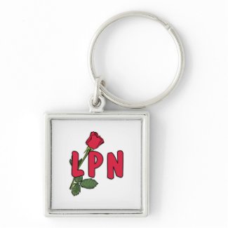 LPN Rose keychain