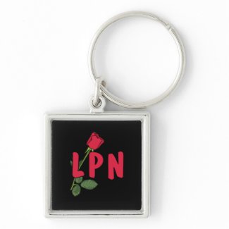 LPN Rose keychain