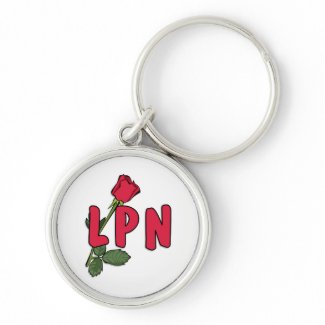 LPN Rose keychain