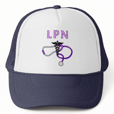 LPN Stethoscope Hat by bonfirenurses