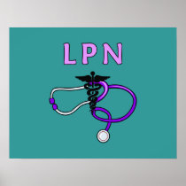 LPN Stethoscope Posters