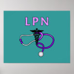LPN Stethoscope Posters
