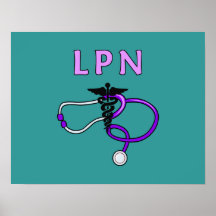 LPN Stethoscope Posters