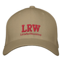 LRW, LittleRedWoodshop embroidered hats by LittleRedWoodshop LRW, LittleRedWoodshop embroidered hats