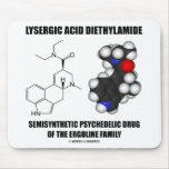 LSD Semisynthetic Psychedelic Drug Ergoline Family Mousepads