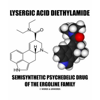 LSD Semisynthetic Psychedelic Drug Ergoline Family shirt