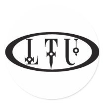 LTU Logo stickers by lessthanunder LTU Logo stickers