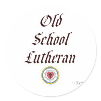 Lu-Old School Lutheran color stickers