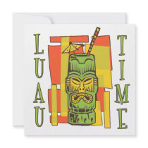 Luau 2 Party Invitations