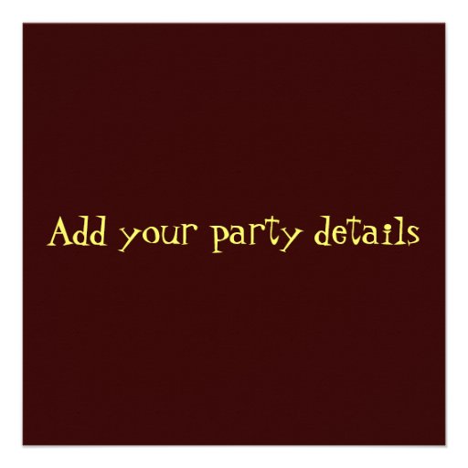 Luau 3 Party Invitations