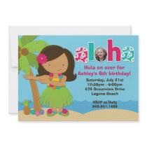 Luau Birthday Party Invitation