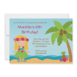 Luau Birthday Party Invitation