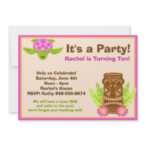 Luau Birthday Party Invitation