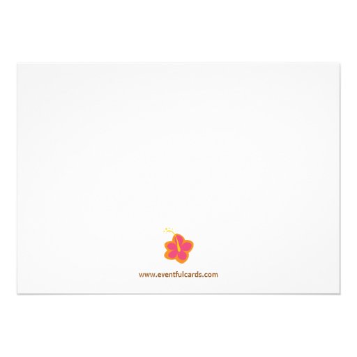 Luau Birthday Party Invitation