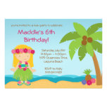 Luau Birthday Party Invitation