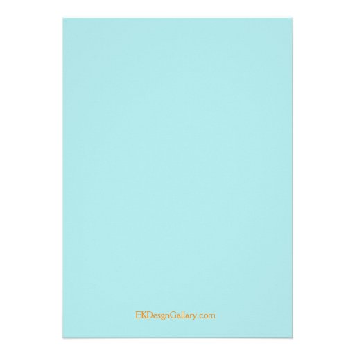 Luau Birthday Party Invitation Card