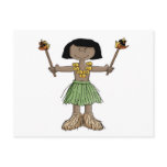 Luau Boy Postcard