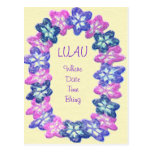 Luau Lei Post Card