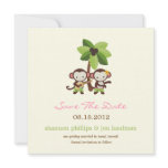 Luau Monkeys Save The Date Announcement