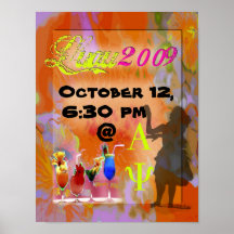 Luau Party Posters for sororities / fraternities