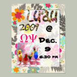 Luau Posters vintage postcards design