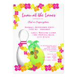 Luau Theme Bowling Announcements