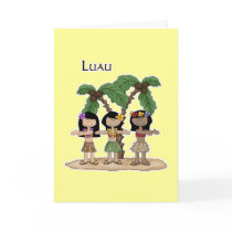 Luau Trio Card