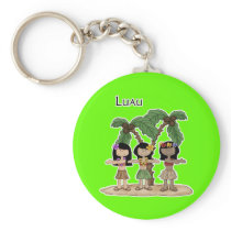 Luau Trio Key Chain