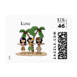 Luau Trio Postage Stamp