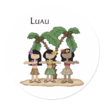 Luau Trio stickers