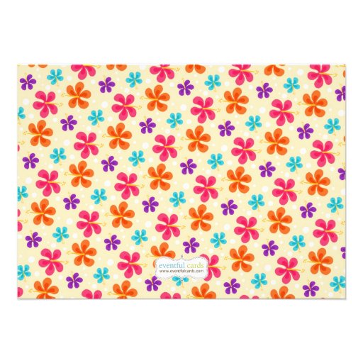 Luau Wedding Shower Invitation Couple