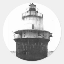 Lubec Channel Lighthouse Round Stickers