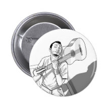 Luca Maresca self-caricature pin