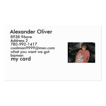lucas 2009 029, Alexander Oliverio, 8938 96ave, A… Tarjetas De Visita