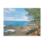 Lucas 21:33 horizontal post card