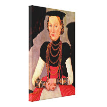 Lucas Cranach the Elder - Portrait of a lady Canvas Prints