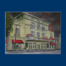 Lucas Theatre Savannah Georgia artists art postcards