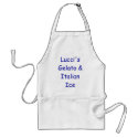Lucci's Gelato & Italian Ice Apron by luccisgelato Lucci's Gelato & Italian Ice Apron
