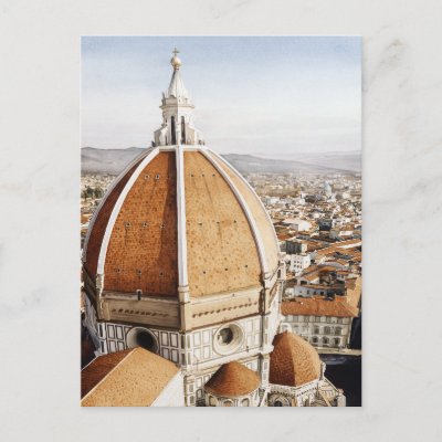 Duomo Florence Italy. The Duomo Italy Watercolor