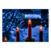 Luces de navidad tarjeton