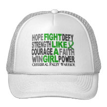 Lucha como una parálisis cerebral 23,4 del chica gorros  