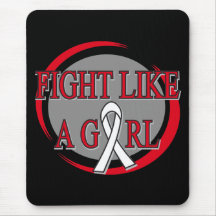 Lucha del cáncer de pulmón como una circular del c tapetes de raton