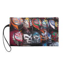 Lucha Libre Mask Wristlet bagettes bags